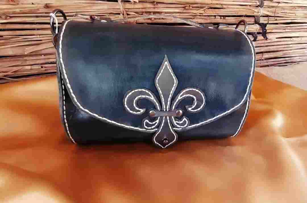 Genuine cowhide leather women's bag