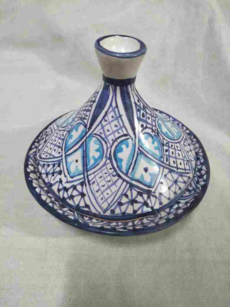 Hand Drawing Moroccan porcelain Casserole