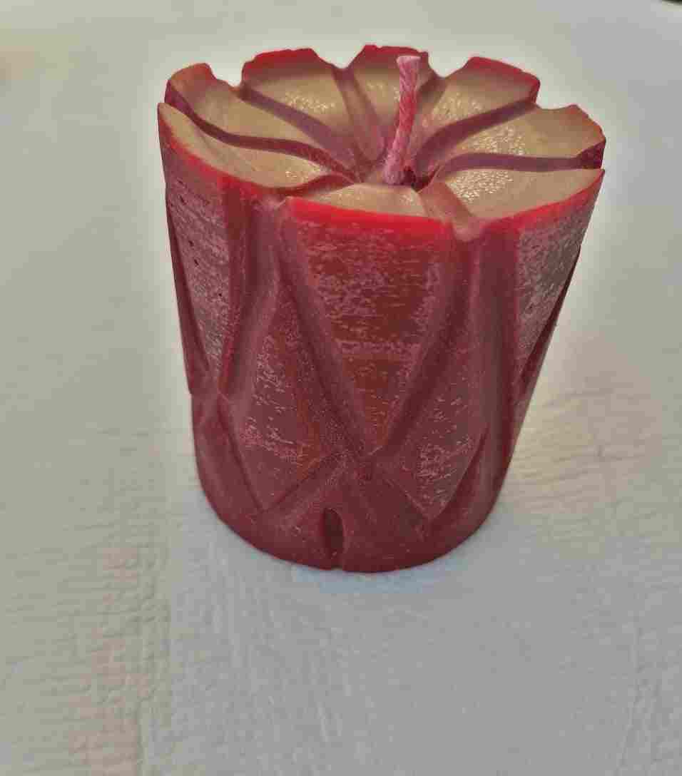 Handmade carving candle