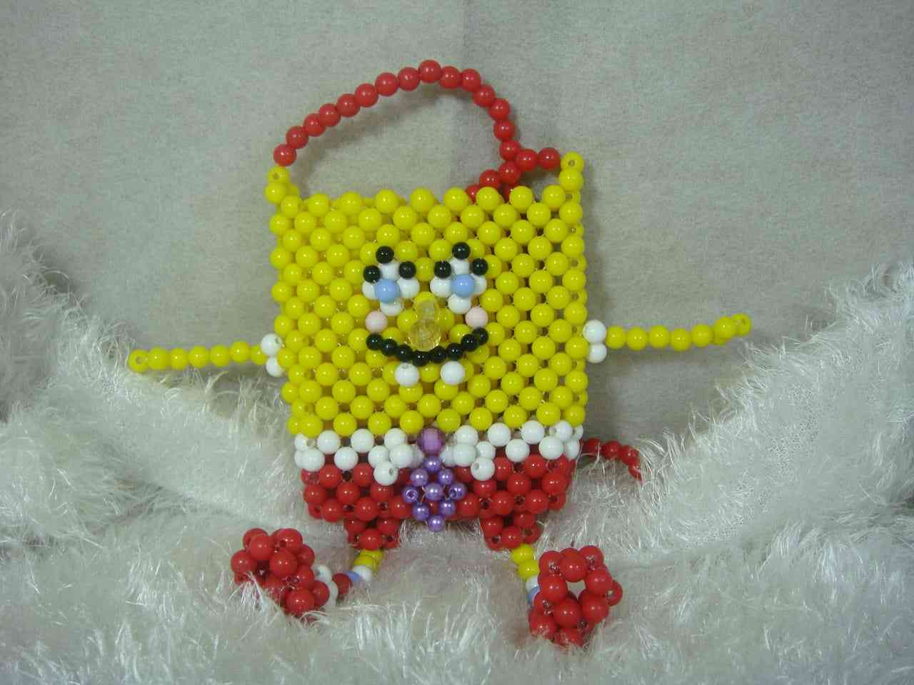 My children's bag in the form of SpongeBob