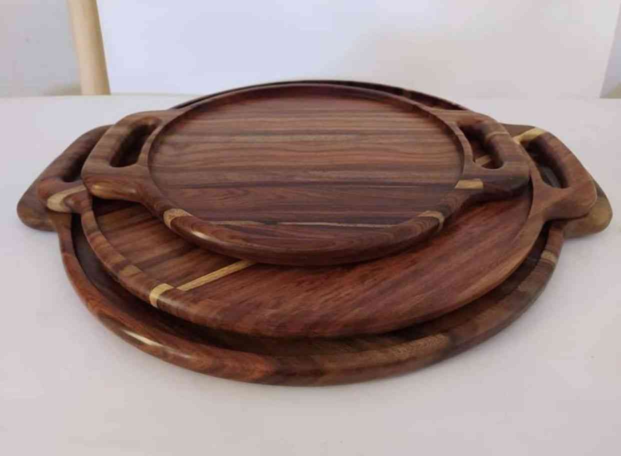 Tray set