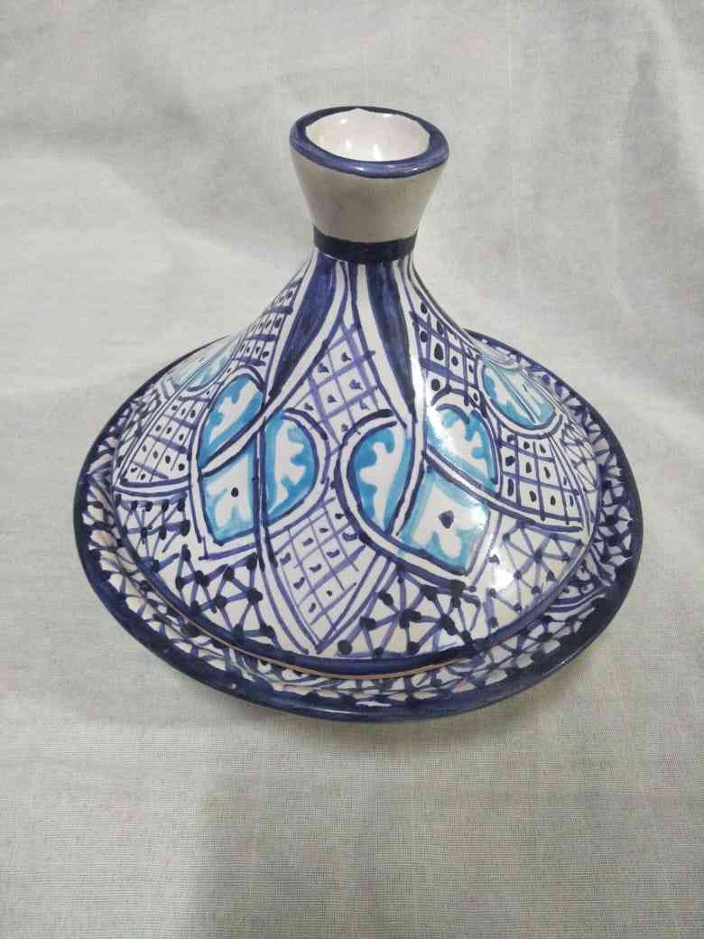 Hand Drawing Moroccan porcelain Casserole