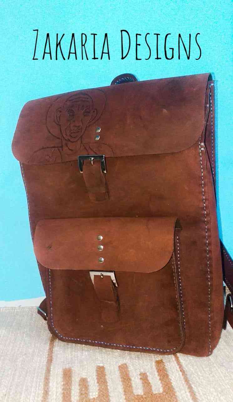 Back bag, genuine leather