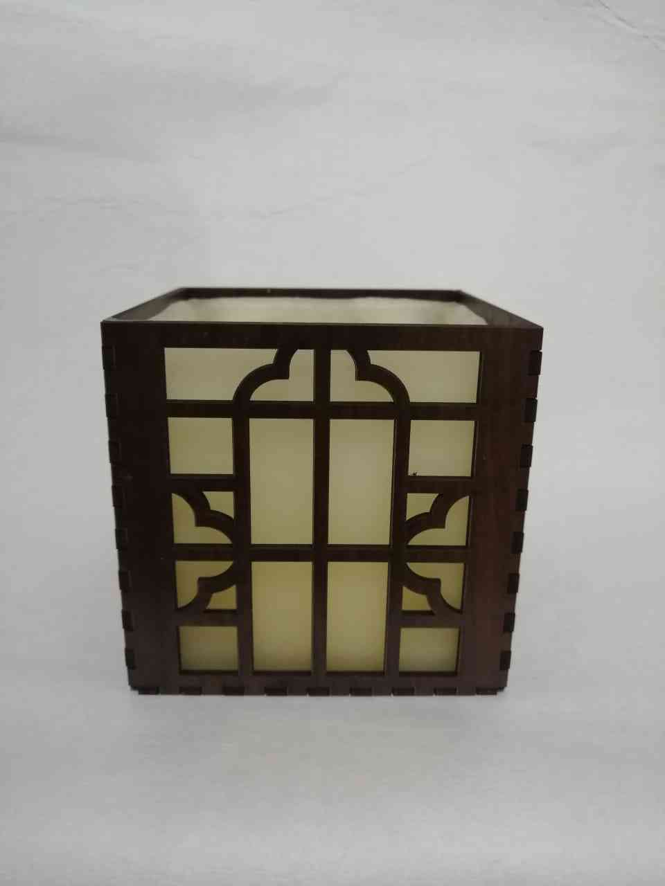 Square candle Islamic shape