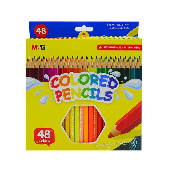 Pack de 48 lápices de colores para dibujar