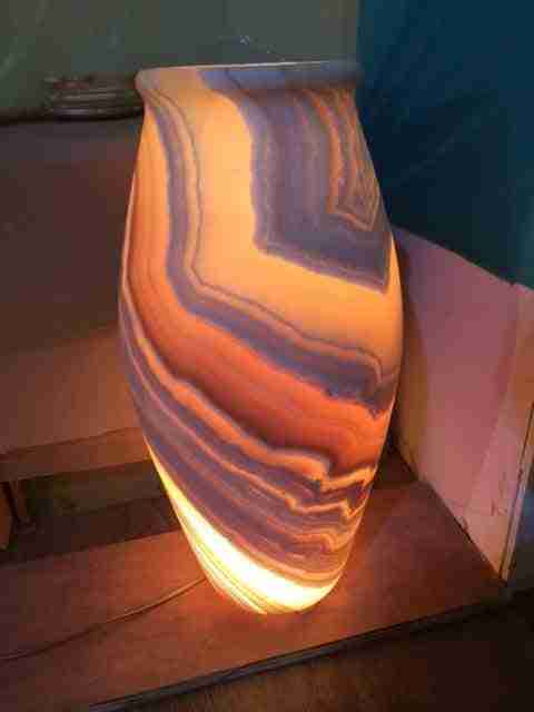 A vase of luminous alabaster