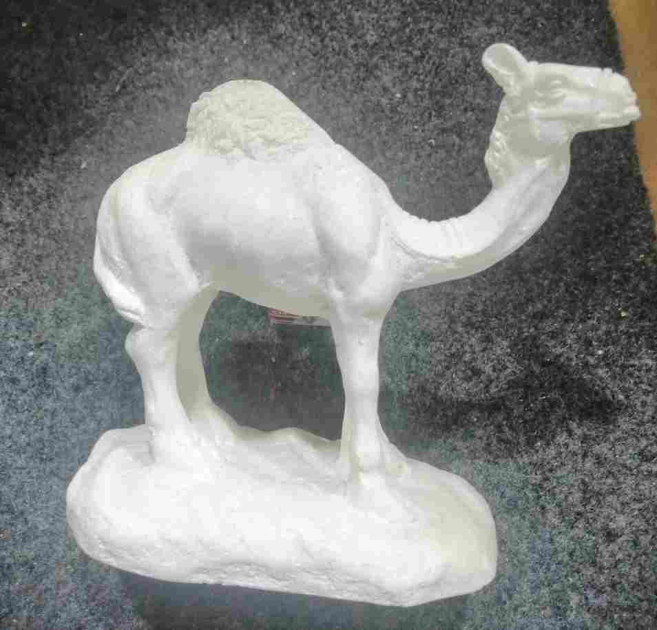Camel from broken alabaster