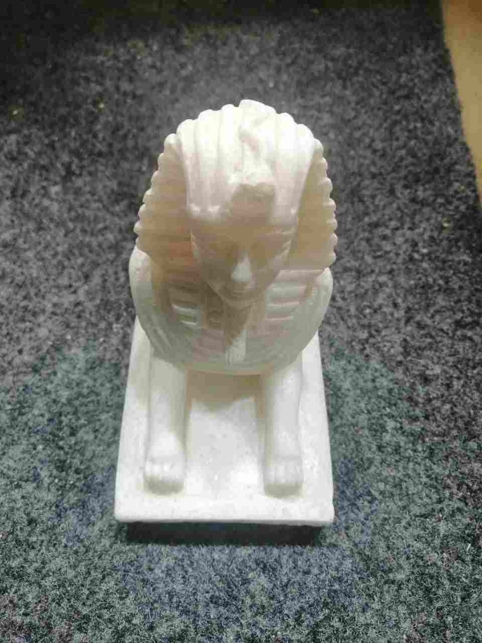 Sphinx from broken alabaster