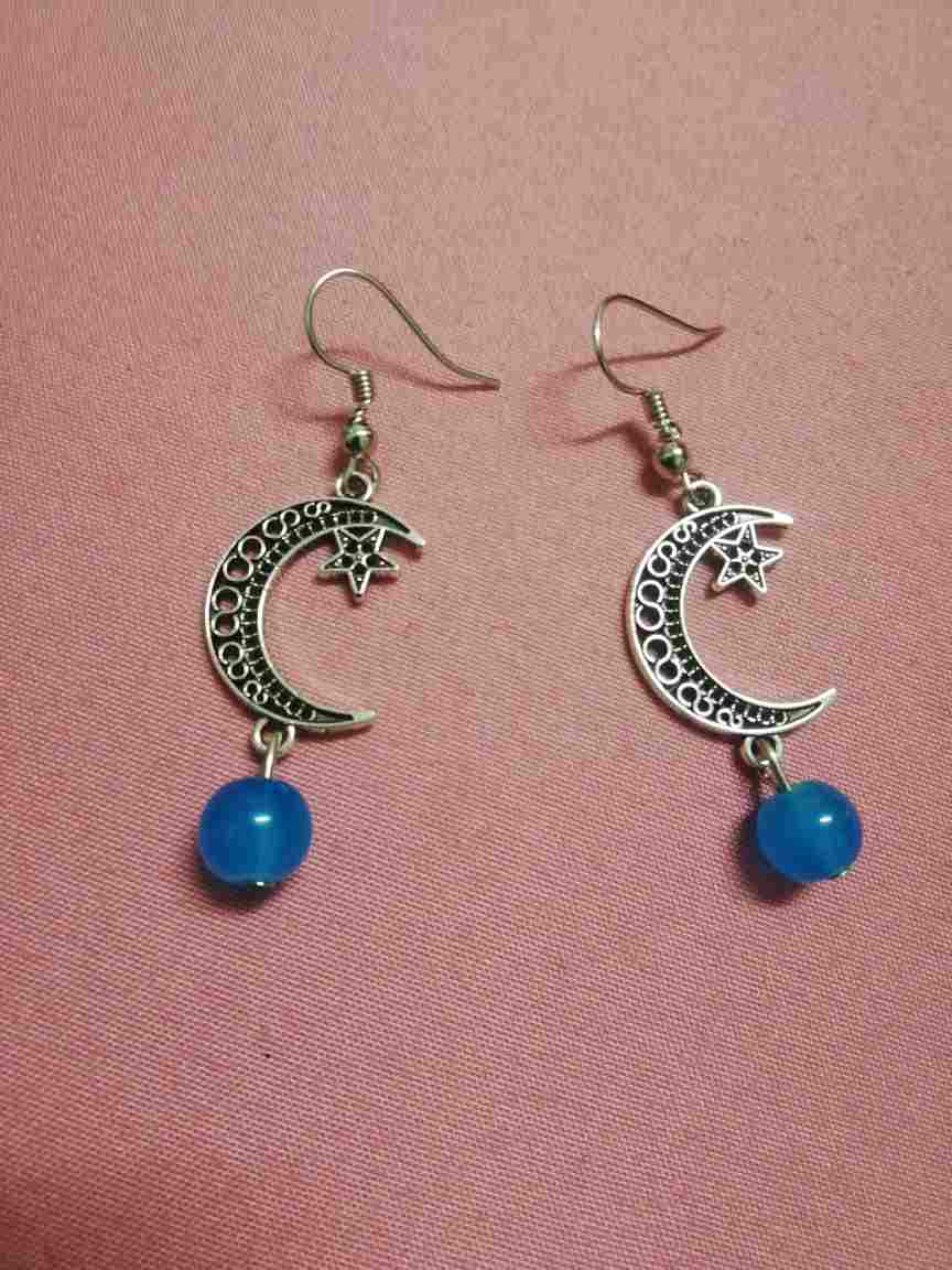 crescent shaped earrings
