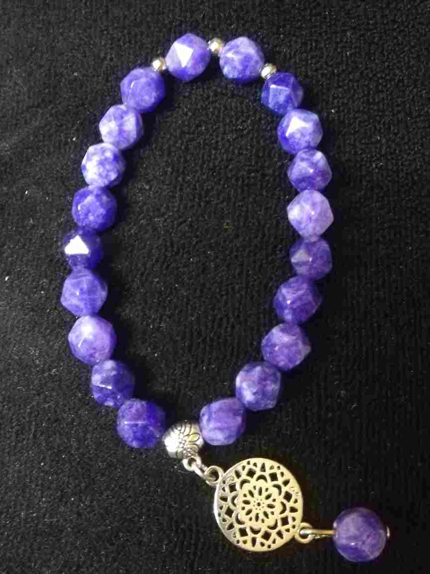 hexagonal beads bracelet