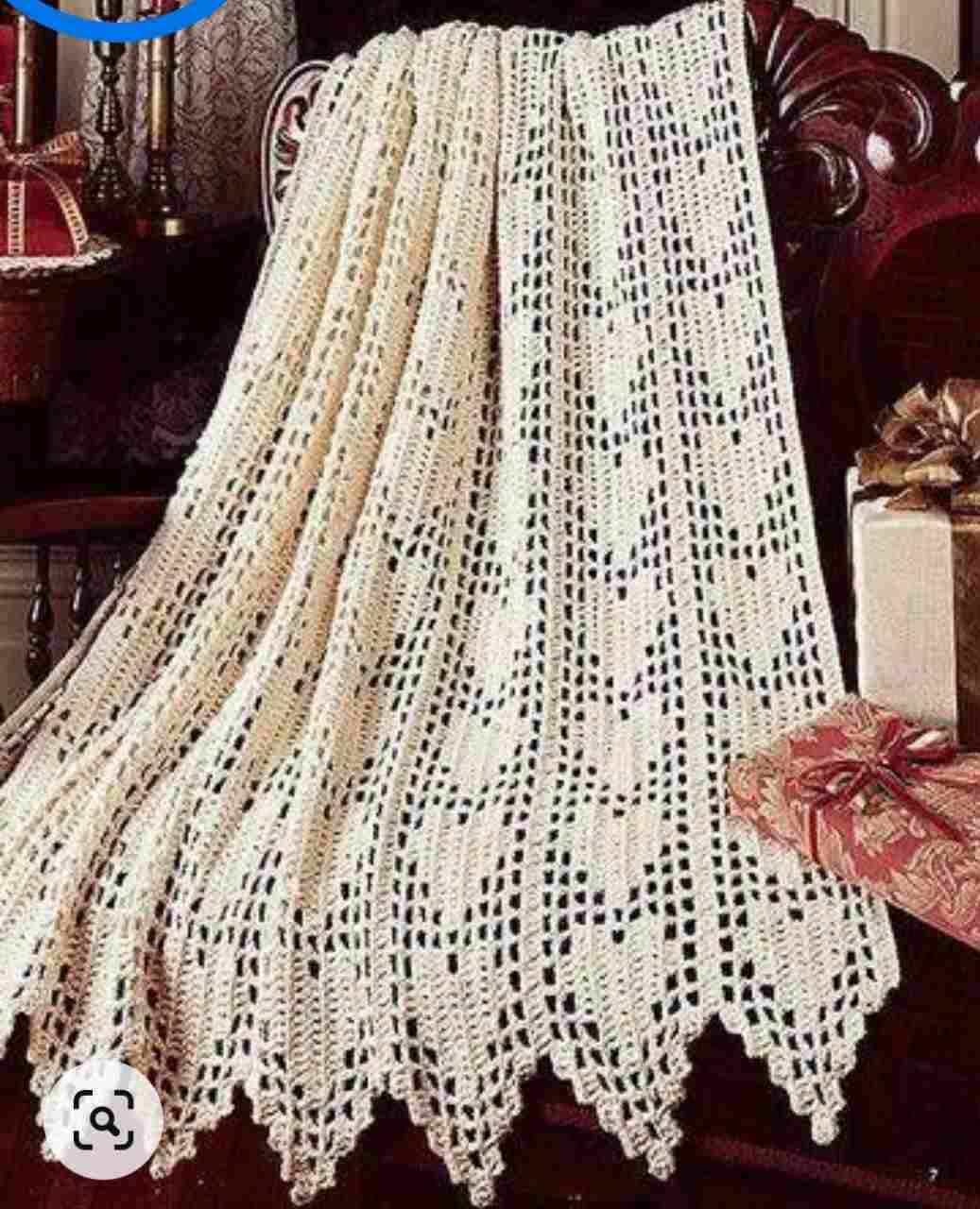 crochet curtain