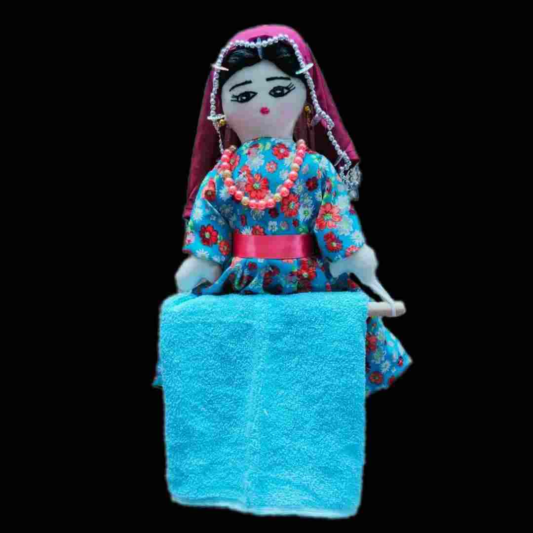Kitchen Towel with a Doll holder