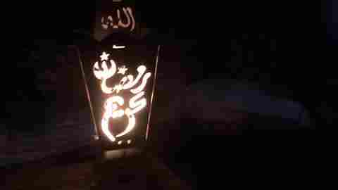 Ramadan wooden lantern 