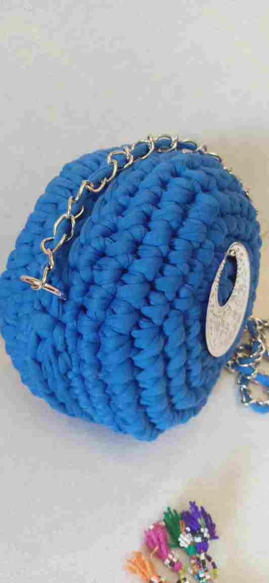 Circular bag Made of kilim thread