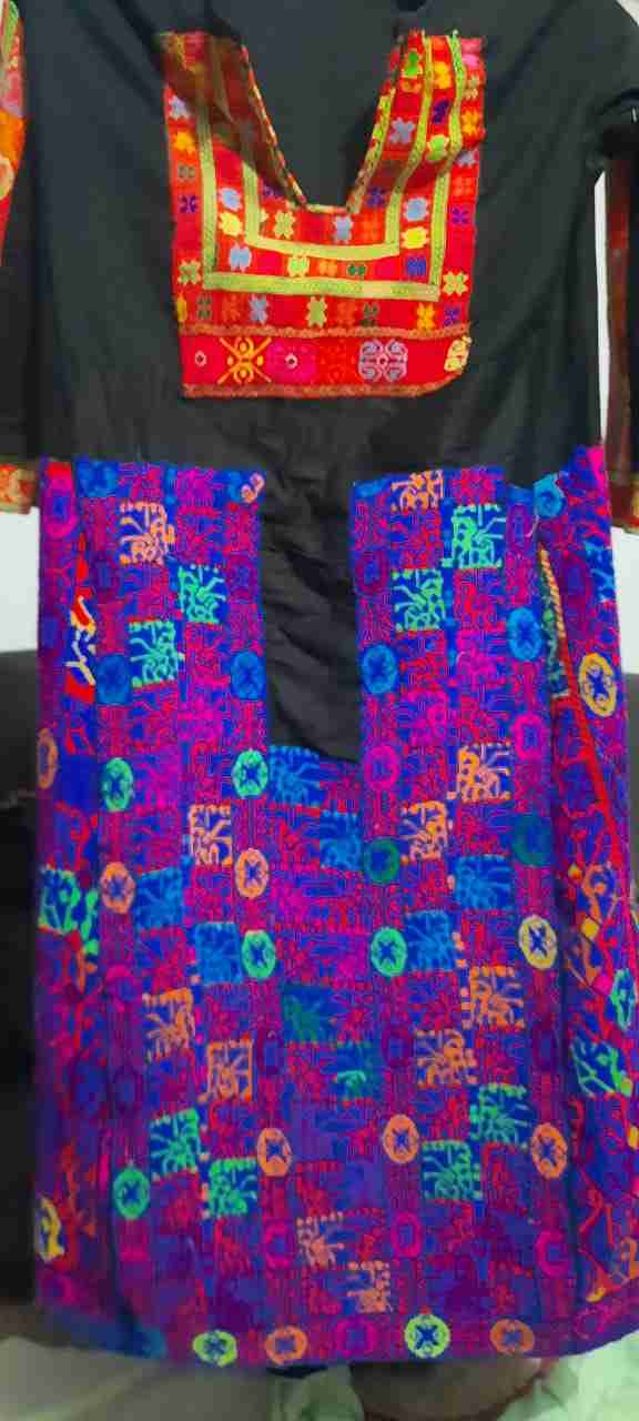 Sinai embroidery abaya made of cotton and wool