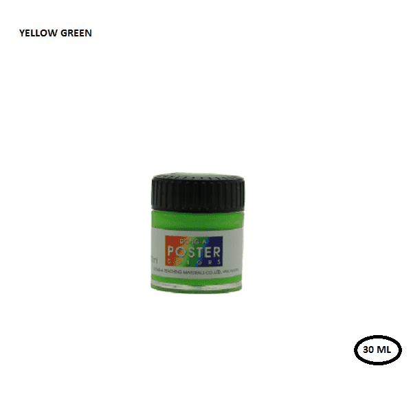 Dong-A Poster Color, 30 Ml Yellow Green