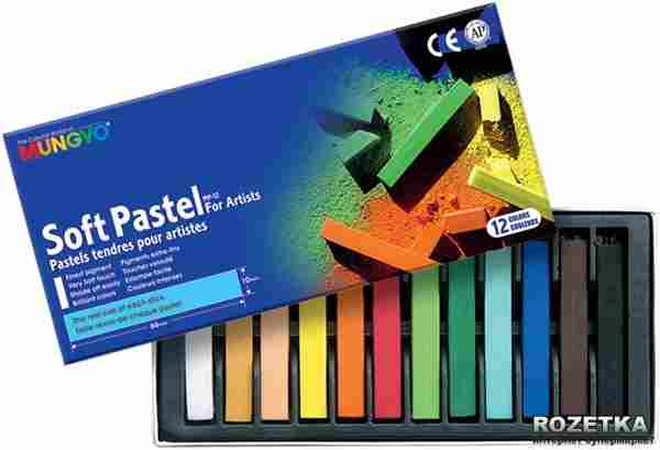 The colors of pastel wax Mungio MP12