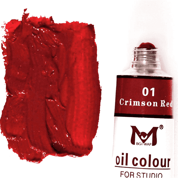 Oil Colour Tube Crimson Red No.01