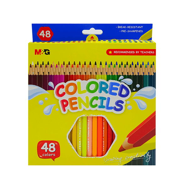Pack Of 48 Colored Pencils For Drawing