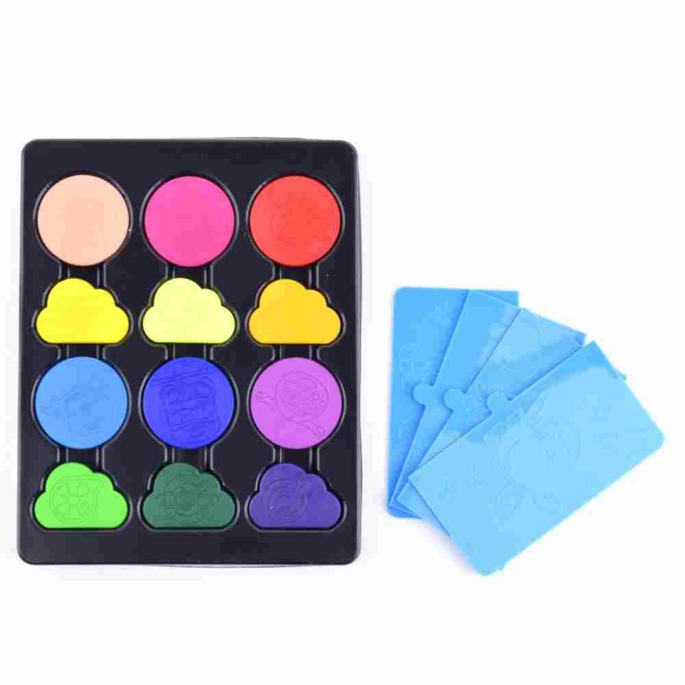 M&G Pack of 12 fun crayons - Wax dyes M&G, 12 pcs - No:4112