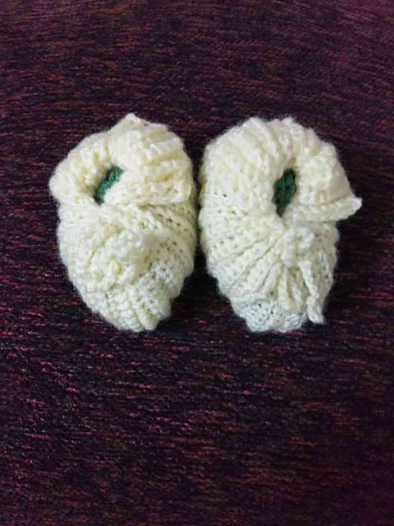Crocheted boots