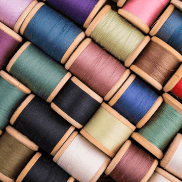 Threads and  fabrics